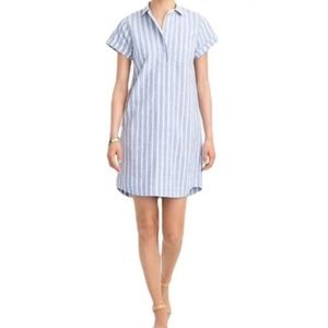 J. Crew Linen Striped Dress